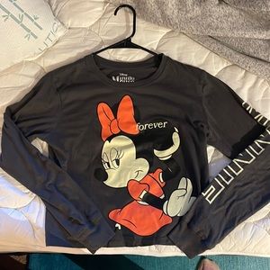 Minnie Long sleeve Crop shirt